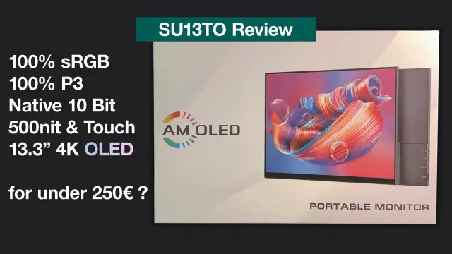 The best (portable) monitor 250€ can buy - VChance SU13 Review