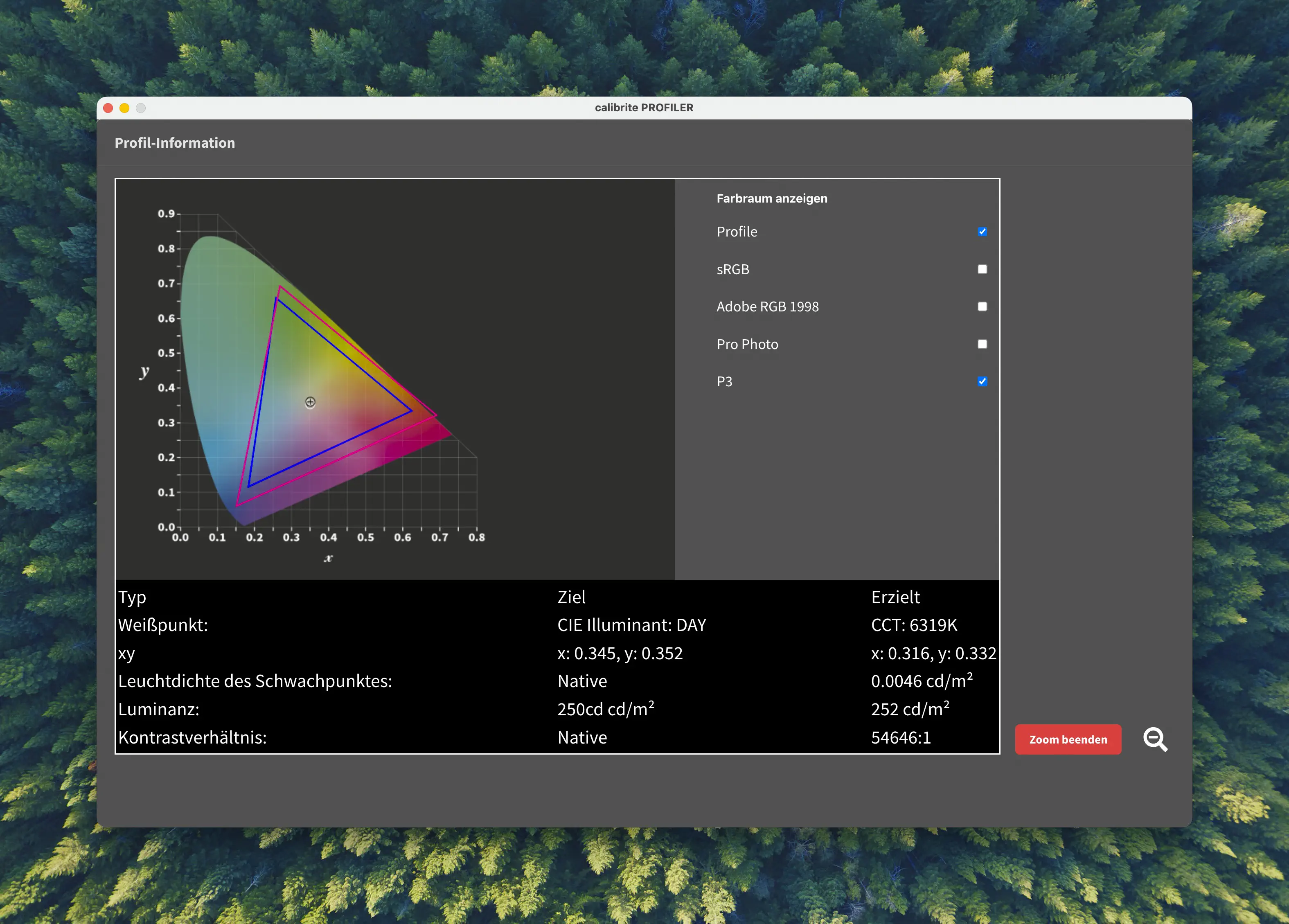 P3 Profile Information